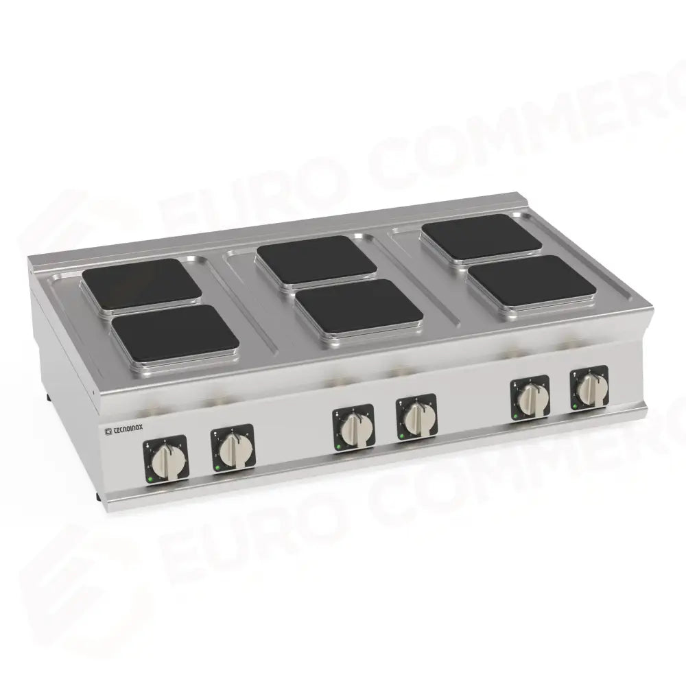 PIANO COTTURA ELETTRICO TOP 6SQUARE - 716007 - TECNOINOX