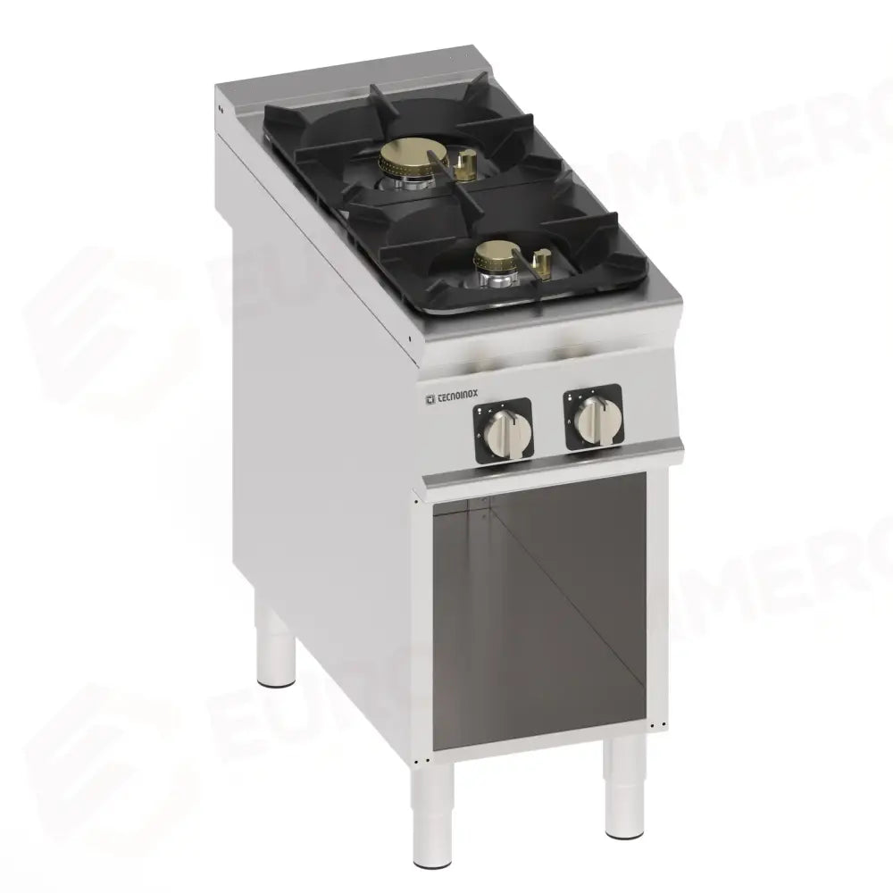 PIANO COTTURA GAS 2FUOCHI ERMETICO - 313264 - TECNOINOX