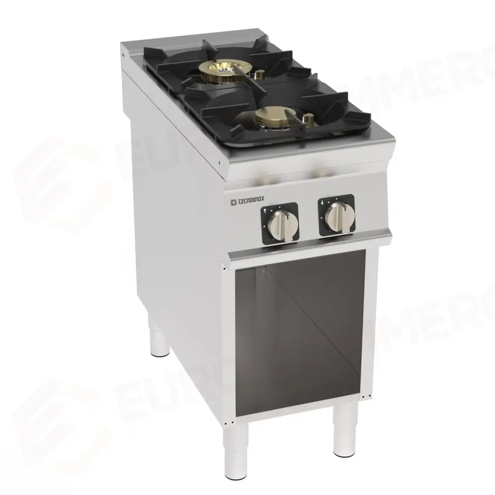 PIANO COTTURA GAS 2FUOCHI ERMETICO - 313266 - TECNOINOX