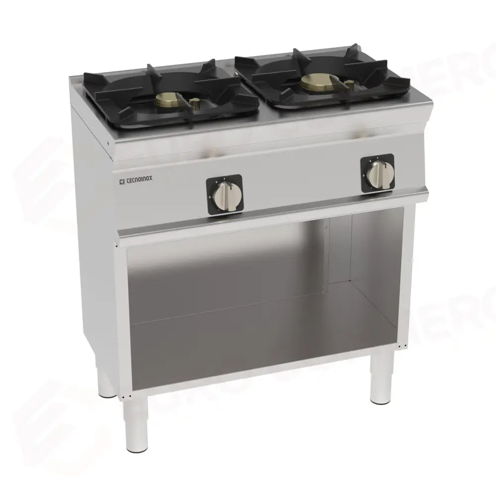 PIANO COTTURA GAS ERMETICO 2 FUOCHI F.S. - 313296 - TECNOINOX