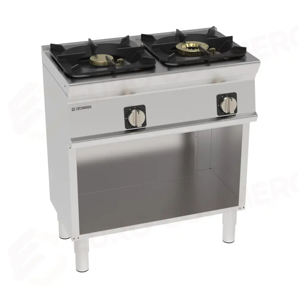 PIANO COTTURA GAS ERMETICO 2 FUOCHI F.S. - 313297 - TECNOINOX