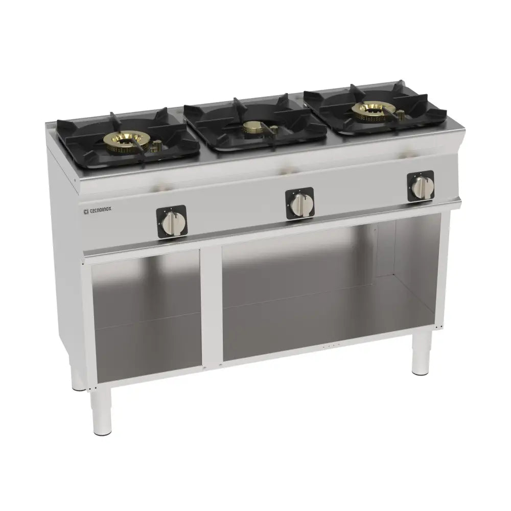 PIANO COTTURA GAS ERMETICO 3 FUOCHI F.S. - 313299 - TECNOINOX