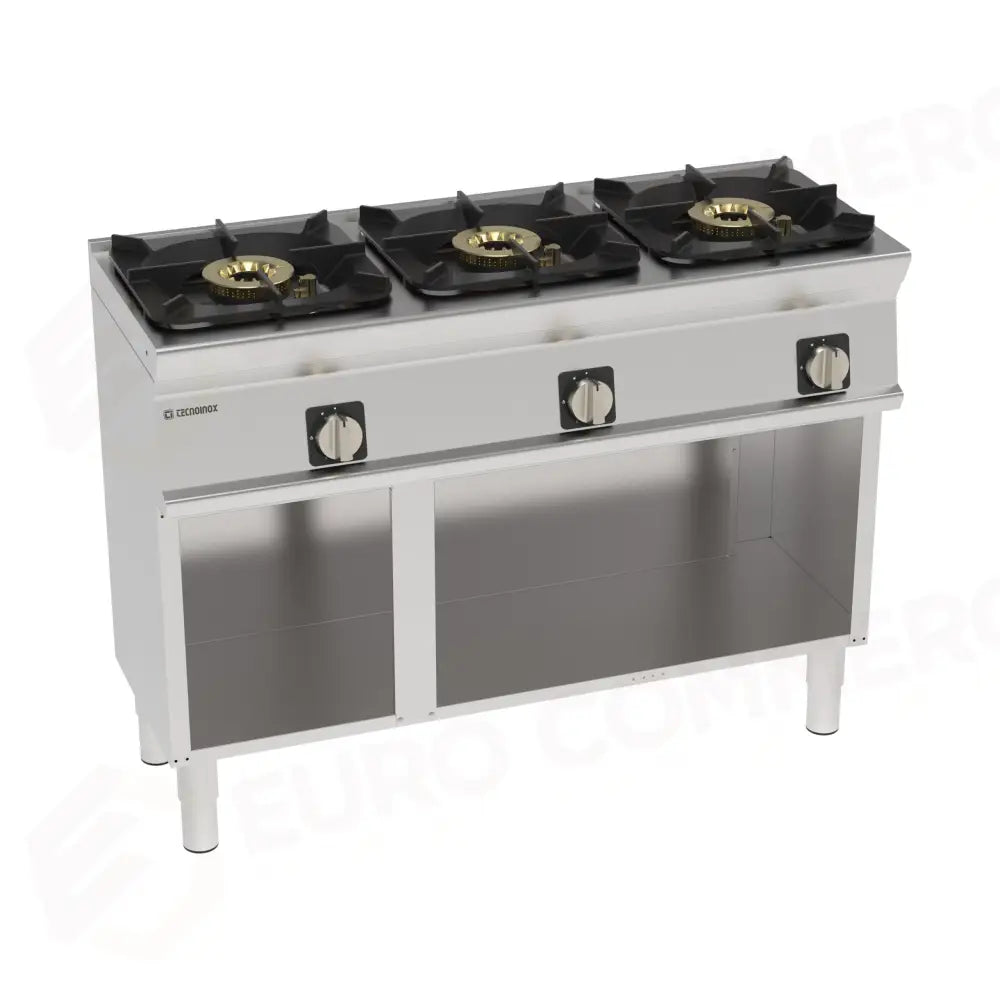 PIANO COTTURA GAS ERMETICO 3 FUOCHI F.S. - 313300 - TECNOINOX