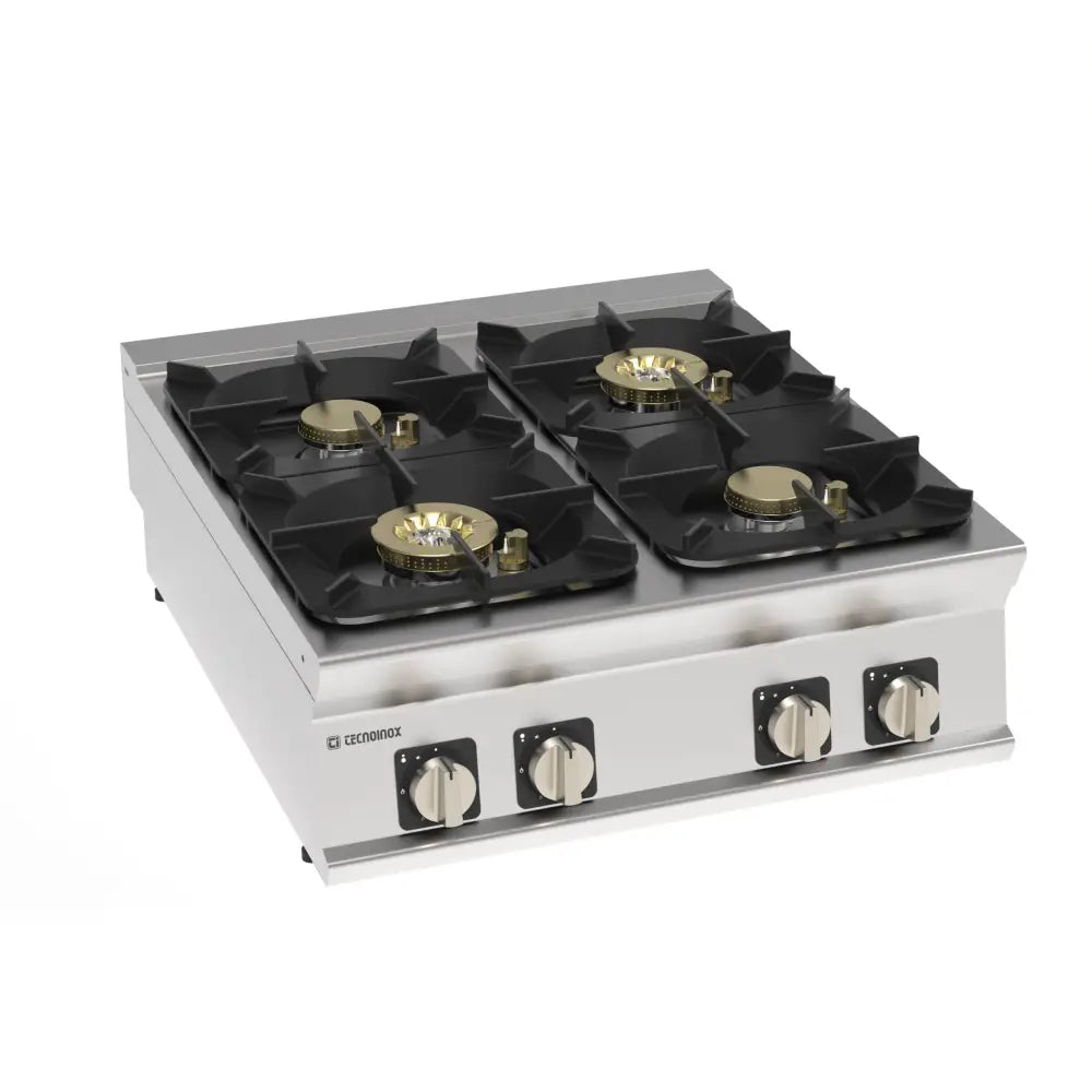 PIANO COTTURA GAS TOP 4FUOCHI ERMETICO - 313269 - TECNOINOX