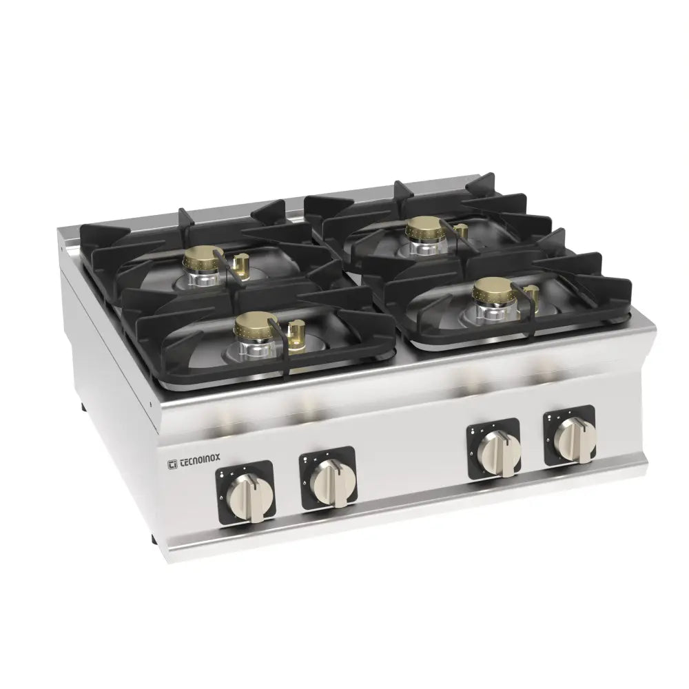 PIANO COTTURA GAS TOP 4FUOCHI ERMETICO - 713199 - TECNOINOX