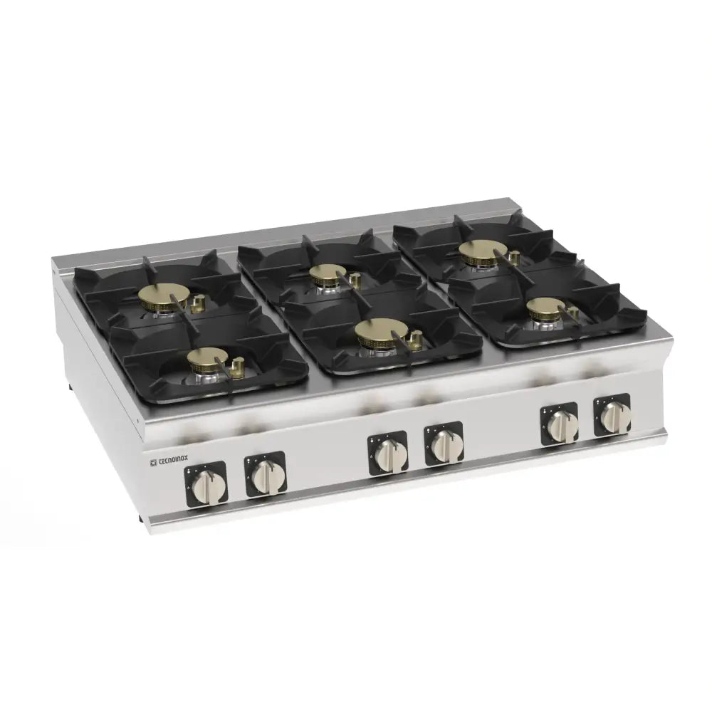 PIANO COTTURA GAS TOP 6FUOCHI ERMETICO - 313280 - TECNOINOX