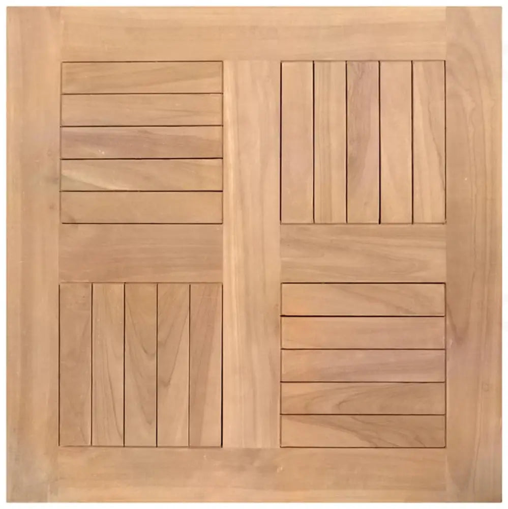 PIANO TEAK - TEAK TOP DIA. 60 CM - ROSSANESE - Arredamento
