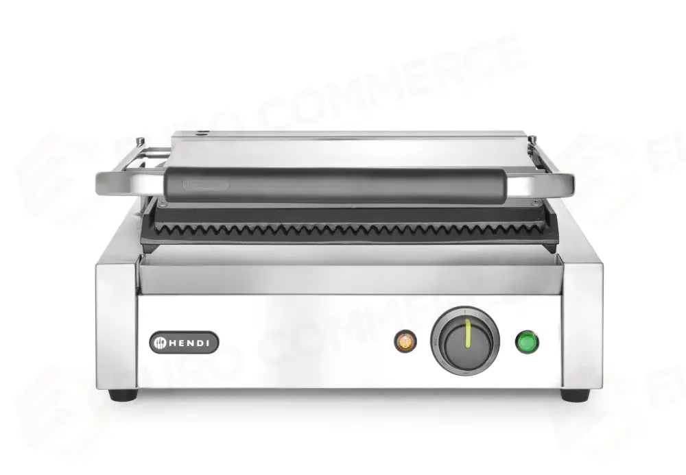 PIASTRA PANINI HENDI SOPRA E SOTTO RIGATA 230V/2200W 432X396X(H)214MM - 263655