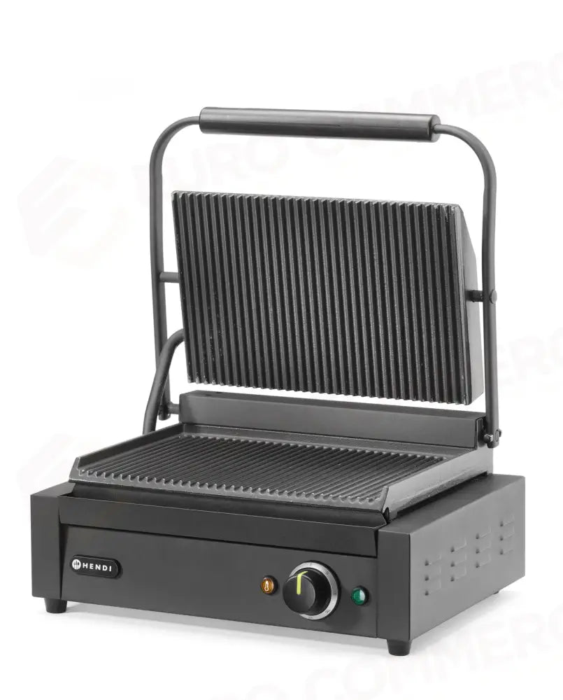 PIASTRA PANINI HENDI SOPRA E SOTTO RIGATA 230V/2200W 432X396X(H)214MM - 263655