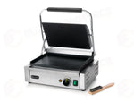 PIASTRA PANINI HENDI SOPRA RIGATA E SOTTO LISCIA 230V/2200W 430X370X(H)210MM - 263662