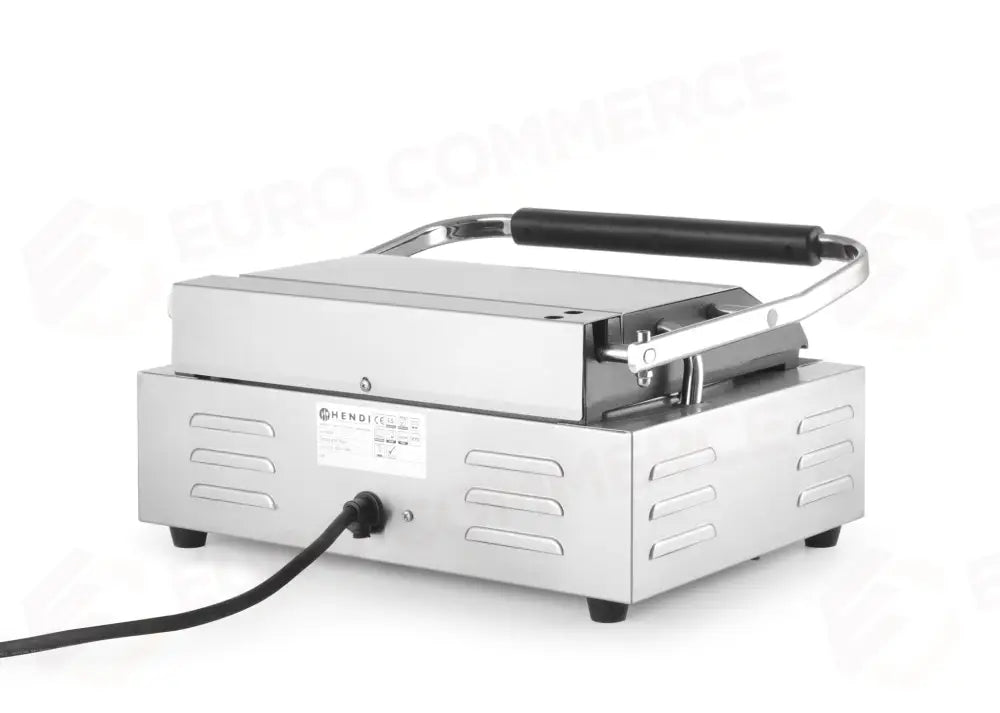 PIASTRA PANINI HENDI SOPRA RIGATA E SOTTO LISCIA 230V/2200W 430X370X(H)210MM - 263662