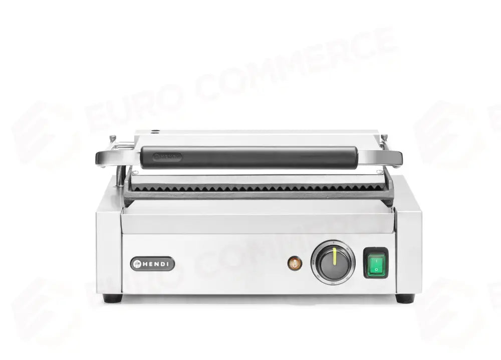 PIASTRA PANINI HENDI SOPRA RIGATA E SOTTO LISCIA 230V/2200W 430X370X(H)210MM - 263662