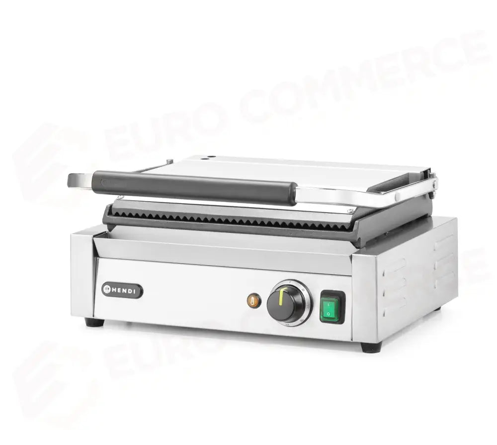 PIASTRA PANINI HENDI SOPRA RIGATA E SOTTO LISCIA 230V/2200W 430X370X(H)210MM - 263662