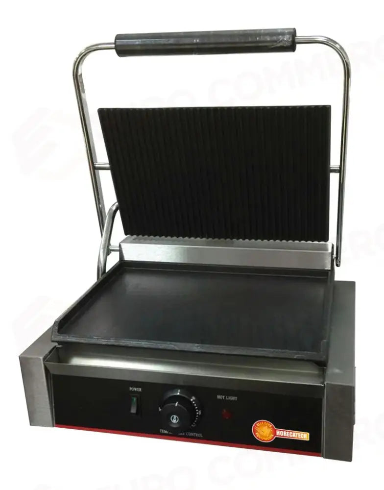 PIASTRA PANINI MEDIA LISCIA/RIGATA 46X37 CM RS572 HORECATECH - 20160012 - MEDRI