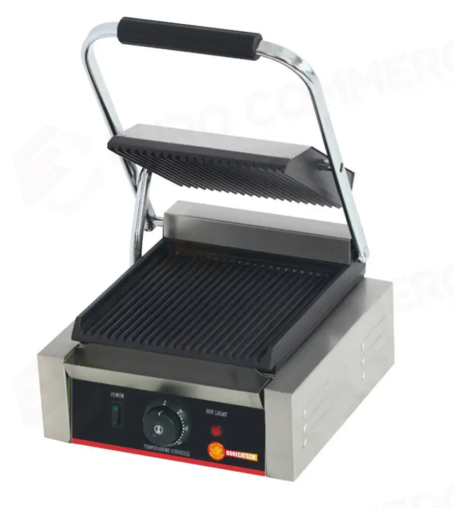 SINGLE RIBBED PANINI PLATE 30.5X37 CM RS555 HORECATECH - 20160011 - MEDRI