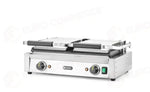 PIASTRA PANINI - VERSIONE DOPPIA HENDI SINISTRA GRIGLIATA - DESTRA LUCIDA 230V/3600W 575X430X(H)