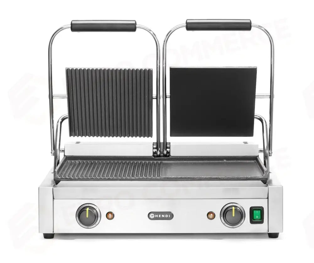 PIASTRA PANINI - VERSIONE DOPPIA SINISTRA GRIGLIATA - DESTRA LUCIDA 230V/3600W 575X430X(H) - HENDI