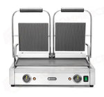 PIASTRA PANINI - VERSIONE DOPPIA HENDI SOPRA RIGATA E SOTTO LISCIA 230V/3600W 570X395X(H)510MM