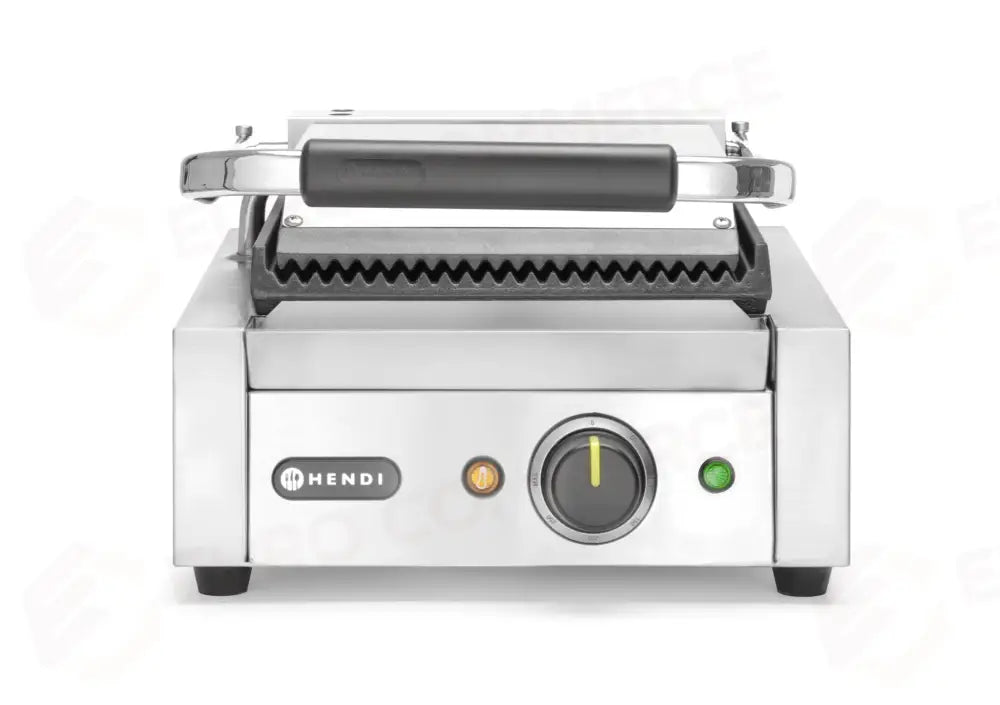 PIASTRA PANINI - VERSIONE SINGOLA HENDI SOPRA E SOTTO RIGATA 230V/1800W 310X375X(H)216MM - 263501