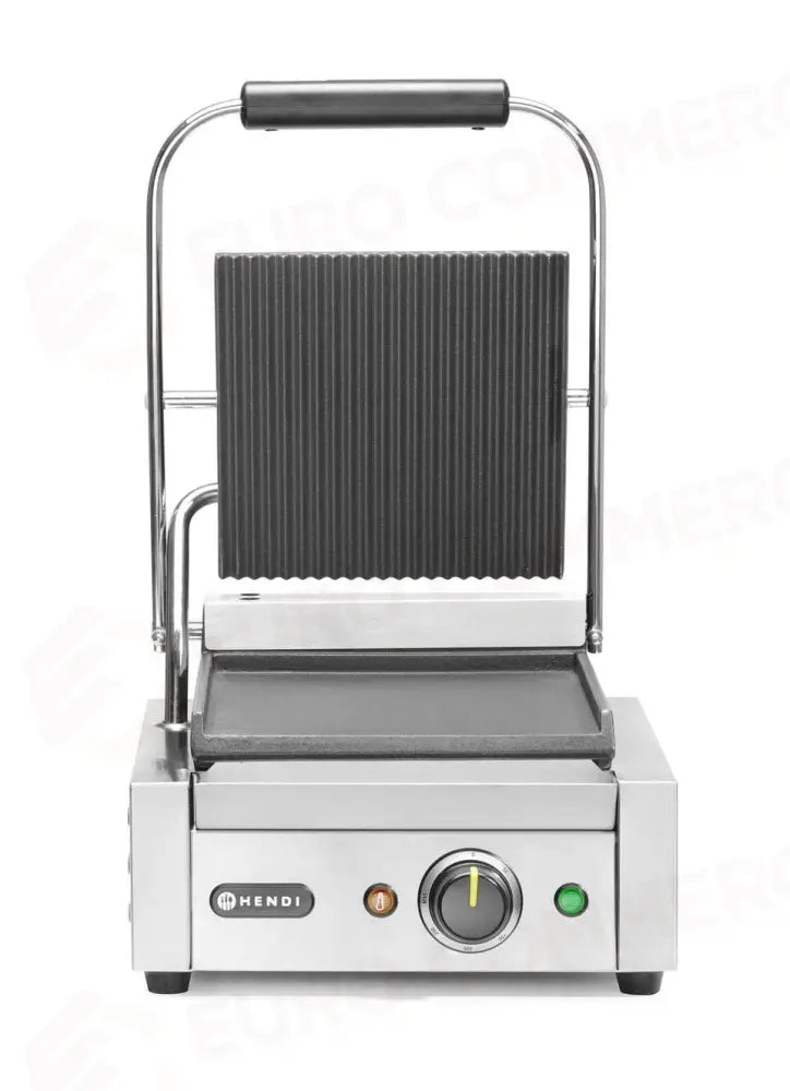 PIASTRA PANINI - VERSIONE SINGOLA SOPRA RIGATA E SOTTO LISCIA 230V/1800W 310X400X(H)210MM - HENDI