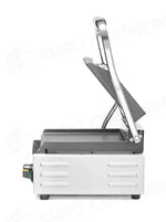 PIASTRA PANINI - VERSIONE SINGOLA HENDI SOPRA RIGATA E SOTTO LISCIA 230V/1800W 310X375X(H)216MM