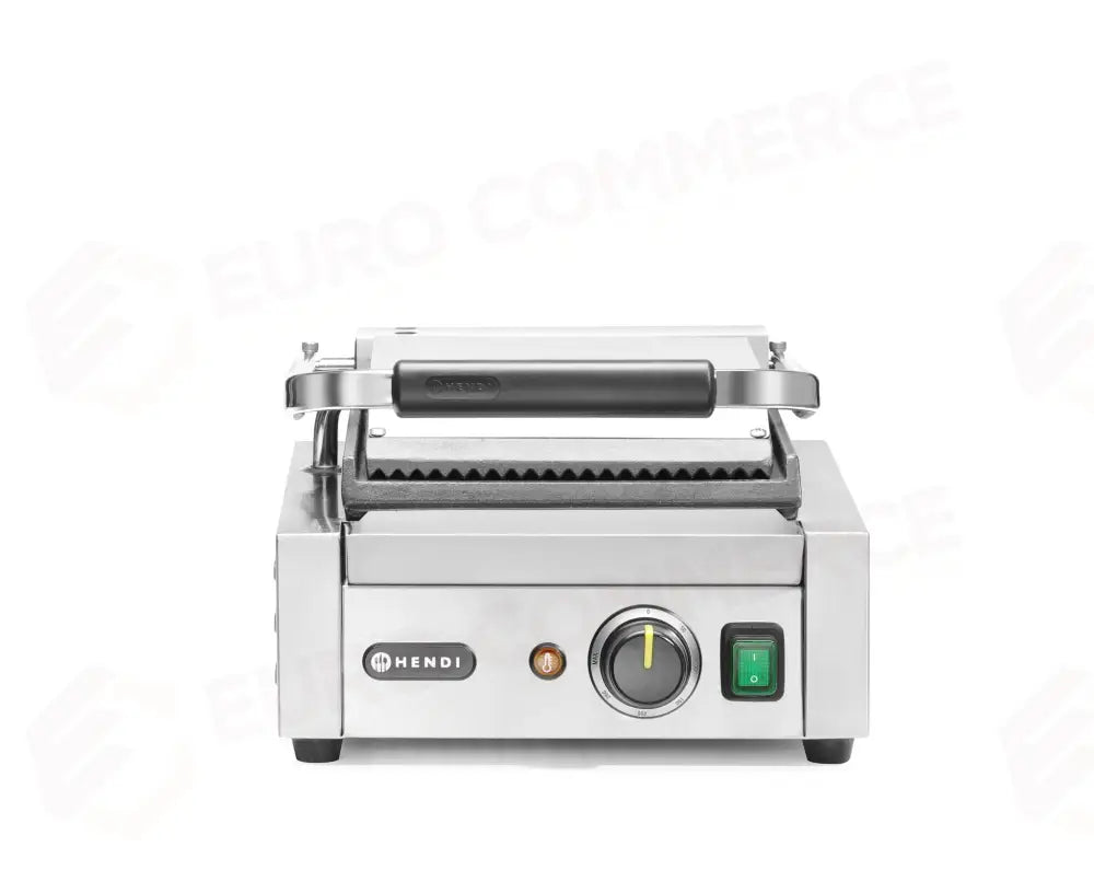 PIASTRA PANINI - VERSIONE SINGOLA HENDI SOPRA RIGATA E SOTTO LISCIA 230V/1800W 310X375X(H)216MM
