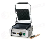 PIASTRA PANINI - VERSIONE SINGOLA HENDI SOPRA RIGATA E SOTTO LISCIA 230V/1800W 310X375X(H)216MM