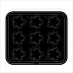 PIASTRA PER COOKMATIC - 9 IMPRONTE Ø MM 95X20 H - VOL. ~ 30 ML - PIASTRA120 - PAVONI ITALIA - PIASTRE E STAMPI