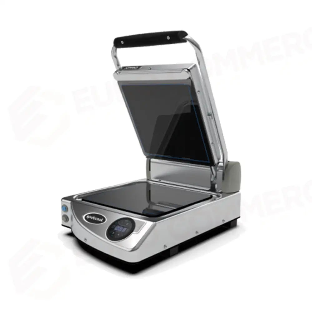 PIASTRA SINGOLA DIGITALE CON PIANI LISCI NERI - SP010X - SPIDOCOOK