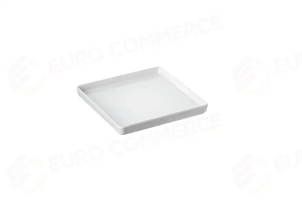 PIATTINO QUADRATO IN MELAMINA BIANCO - 12X12X1,3 CM - T8192 - LEONE - MELAMINA BIANCA