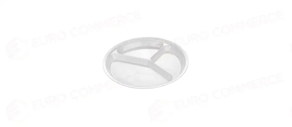 PIATTO 3 SCOMPARTI MELAMINA BIANCO CM 27,6 - 203335 - MORINI