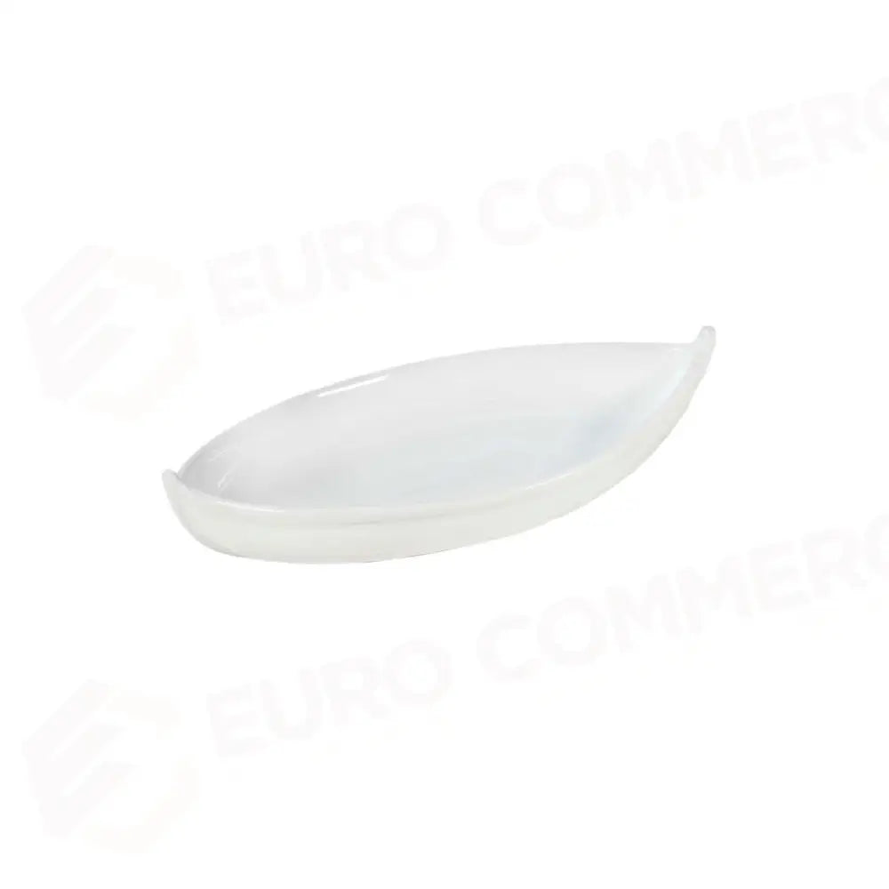 PIATTO BARCHETTA 30X15 CM MARIS BIANCO VULCANIA - 2850136 - MEDRI