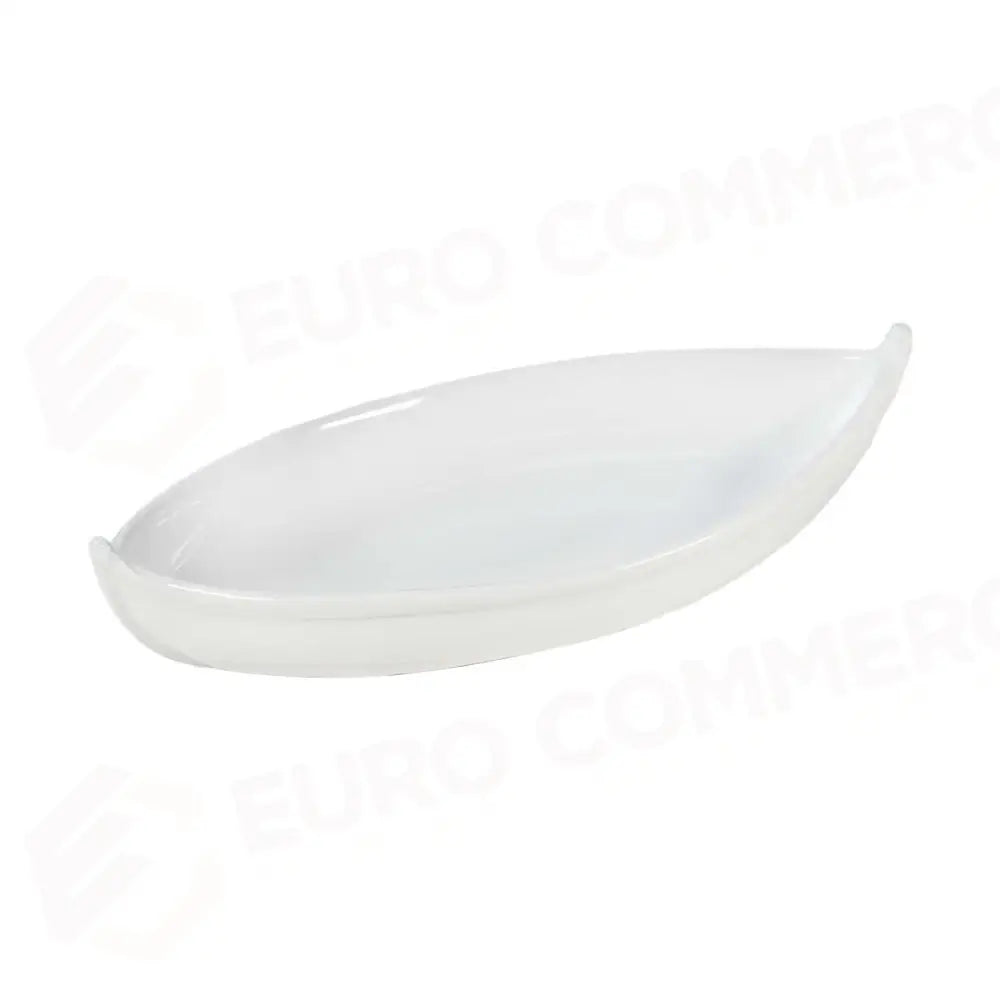 PIATTO BARCHETTA 40X20 CM MARIS BIANCO VULCANIA - 2850133 - MEDRI