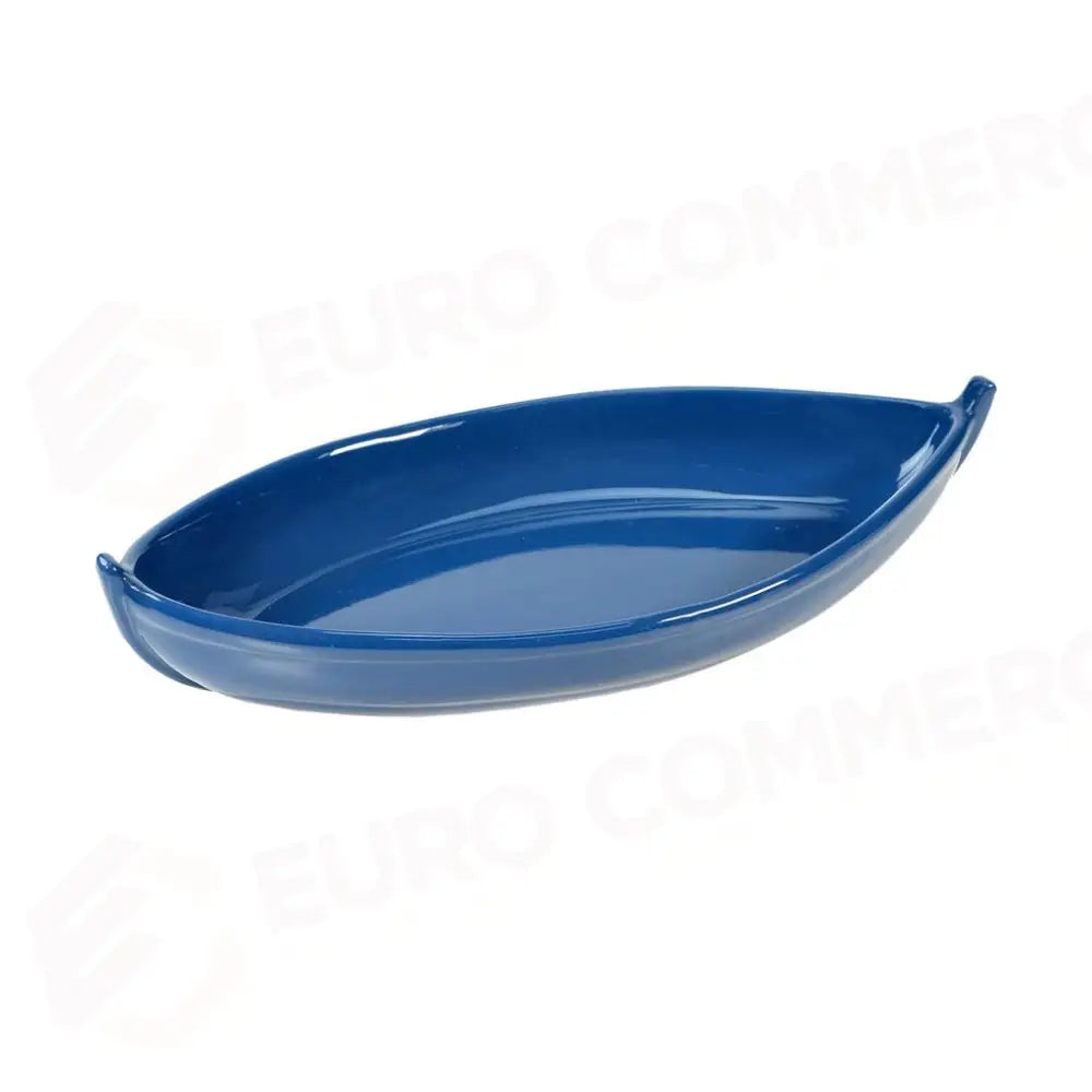 PIATTO BARCHETTA 40X20 CM MARIS BLU VULCANIA - 2850134 - MEDRI