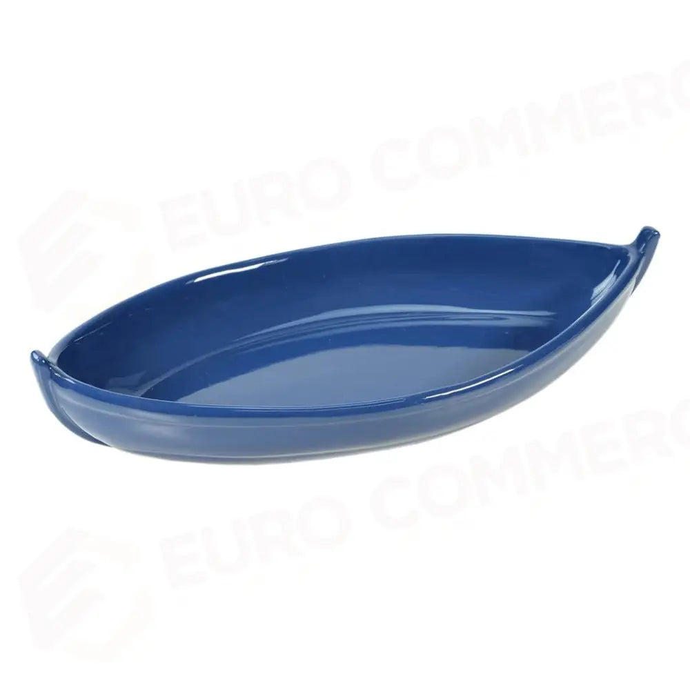 PIATTO BARCHETTA 45X23,5 CM MARIS BLU VULCANIA - 2850135 - MEDRI