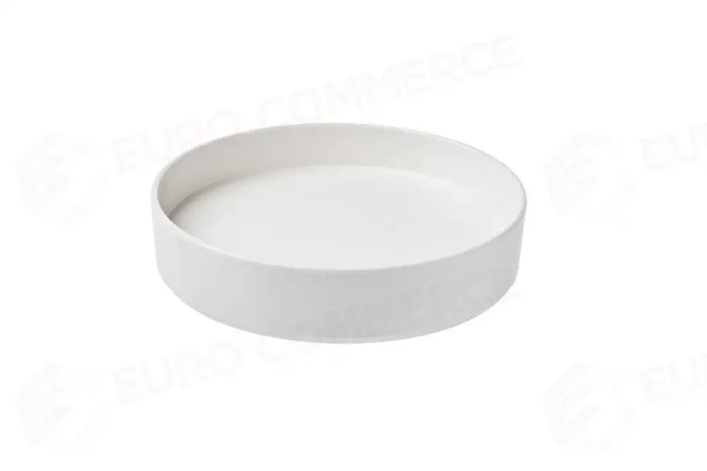 PIATTO BIANCO BIANCO - Ø20,5X4,8 CM - T8447 - LEONE - MELAMINA BIANCA