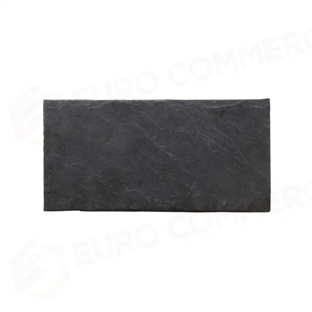PIATTO CM. 30×15 NERO PORC.EFF.ARDESIA - ARD.3015 - ROYALE - PIATTI GOURMET