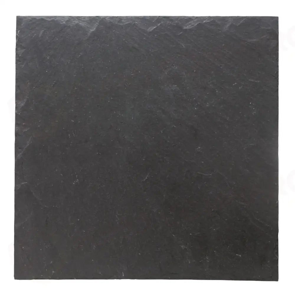 PIATTO CM. 30X30 NERO PORC.EFF.ARDESIA - ARD.3030 - ROYALE - PIATTI GOURMET