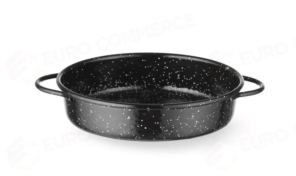PIATTO COCOTTE SMALTATO NERO Ø200X(H)45MM - HENDI