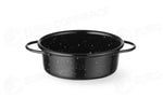 PIATTO COCOTTE SMALTATO HENDI NERO Ø140X(H)45MM ROTONDO - 622537