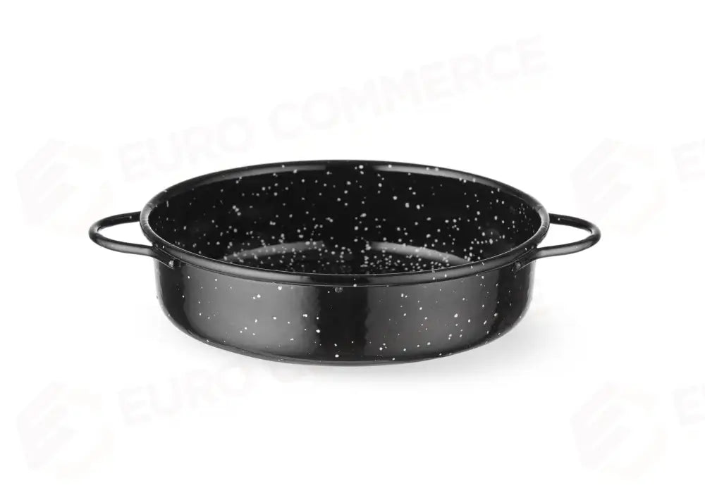 PIATTO COCOTTE SMALTATO HENDI NERO Ø140X(H)45MM ROTONDO - 622537
