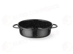 PIATTO COCOTTE SMALTATO HENDI NERO Ø140X(H)45MM ROTONDO - 622537