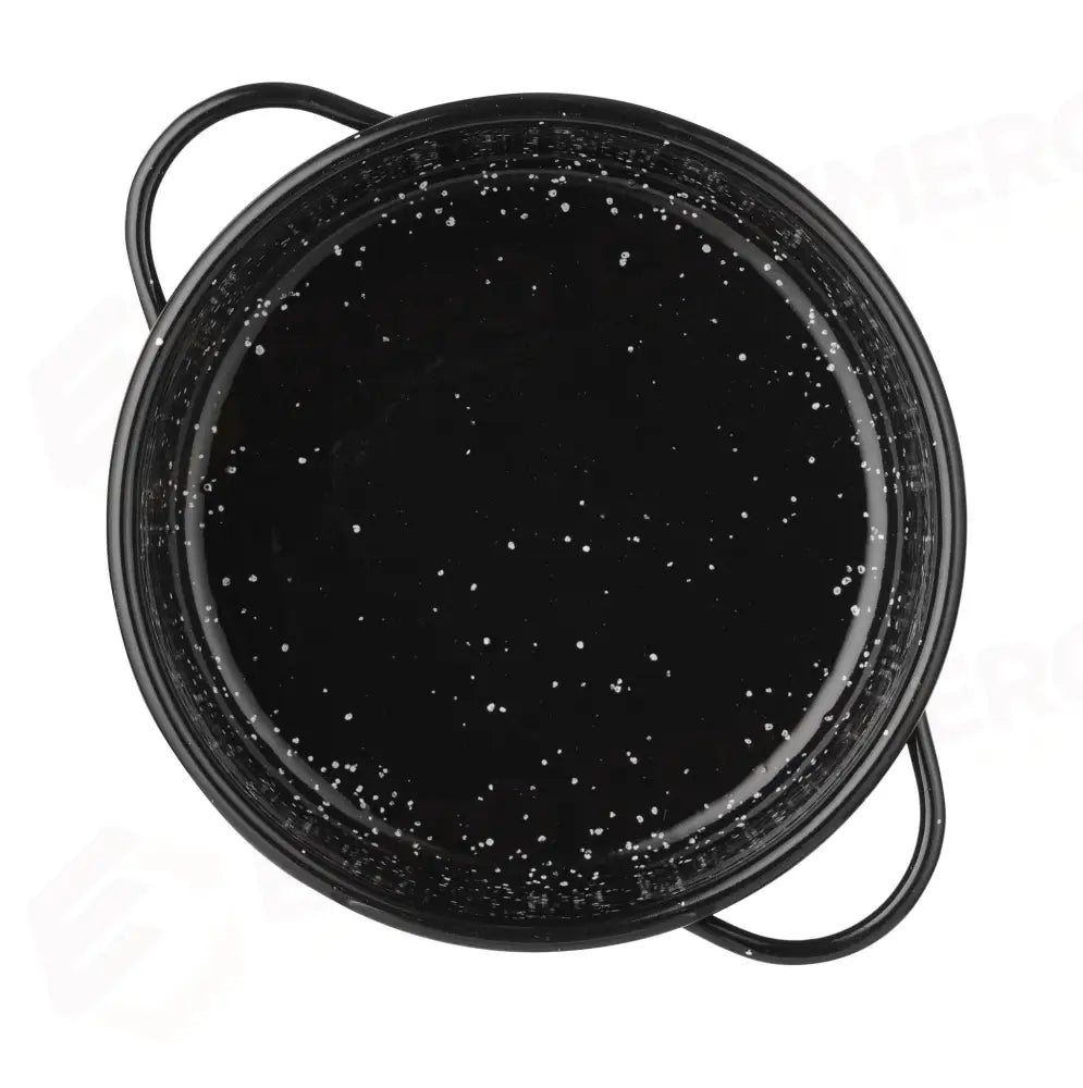 PIATTO COCOTTE SMALTATO HENDI NERO Ø160X(H)45MM ROTONDO - 622544