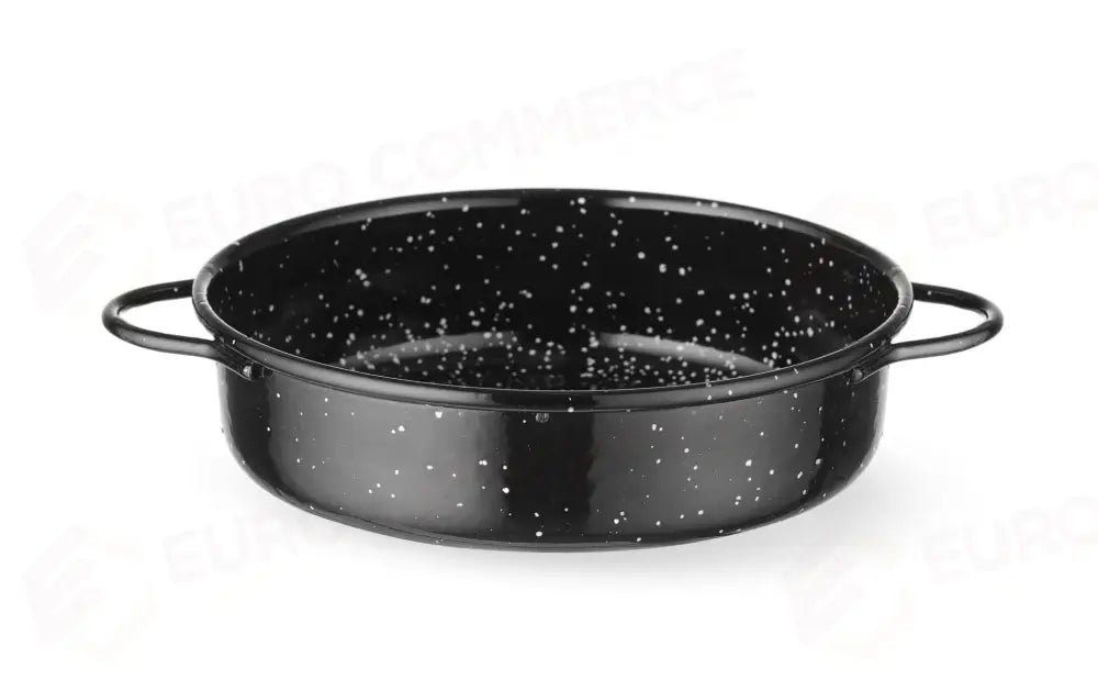 PIATTO COCOTTE SMALTATO HENDI NERO Ø160X(H)45MM ROTONDO - 622544