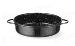 PIATTO COCOTTE SMALTATO HENDI NERO Ø200X(H)45MM ROTONDO - 622551