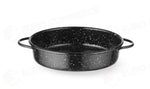 PIATTO COCOTTE SMALTATO HENDI NERO Ø200X(H)45MM ROTONDO - 622551