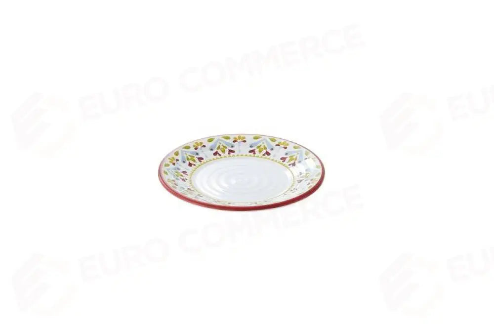 PIATTO DECORATO CORFÙ DECORATO - Ø26,5X2 CM - T8641 - LEONE - MELAMINA COLOR