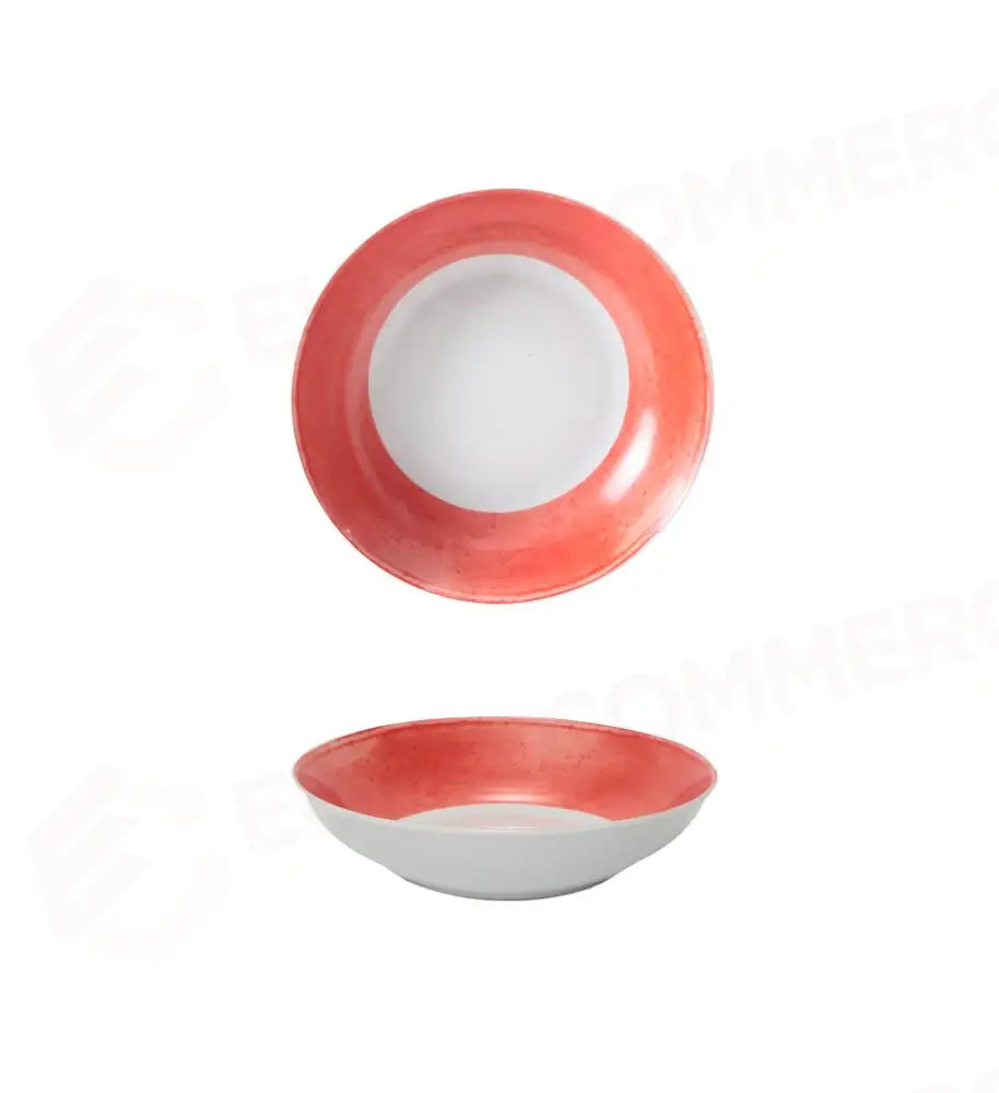 PIATTO FONDO 20,5 CM MATIZ CORALLO MEDRI - 13790050 - MEDRI
