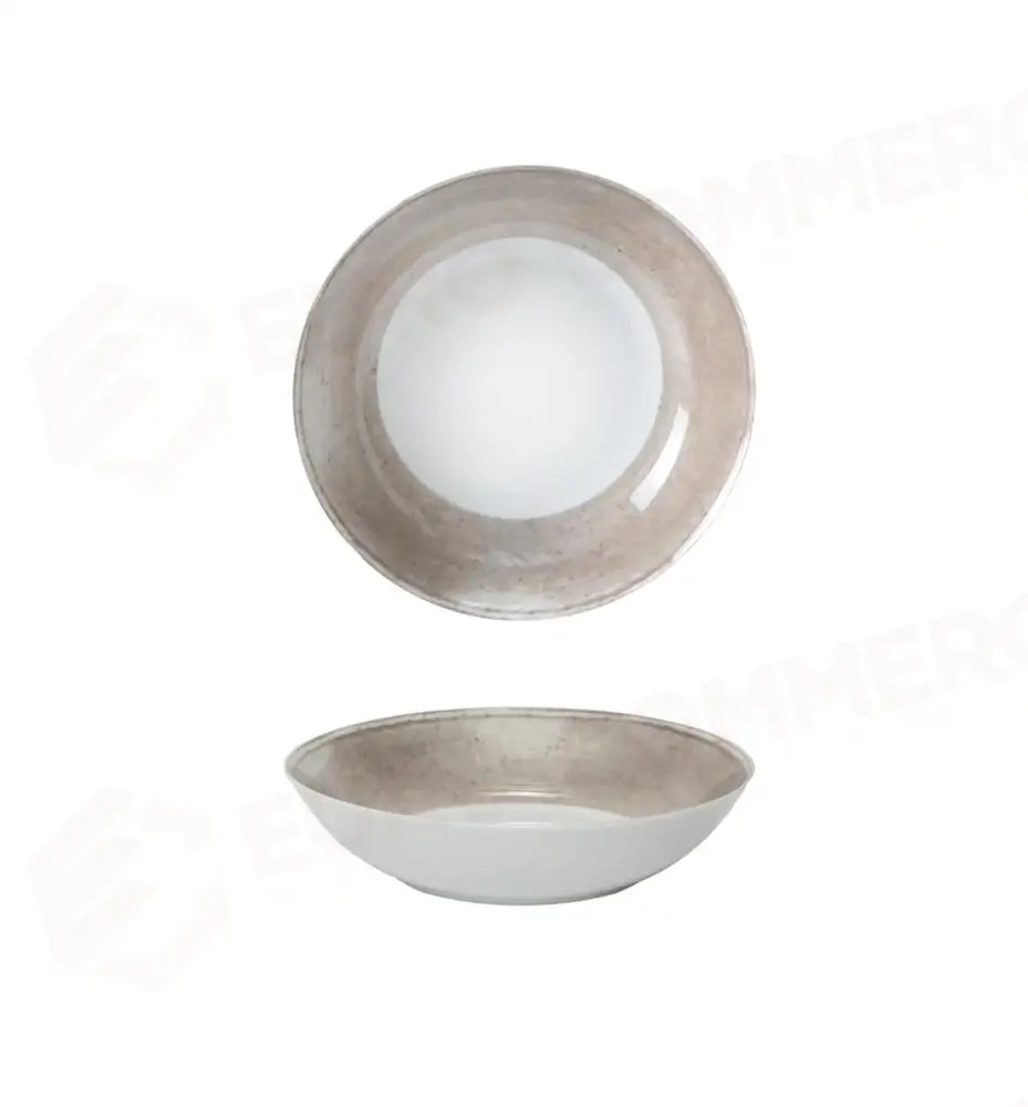 PIATTO FONDO 20,5 CM MATIZ GRIGIO MEDRI - 13790014 - MEDRI