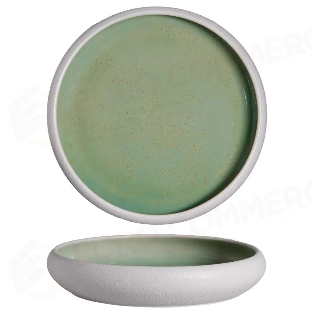 PIATTO FONDO 22 CM SANDY VERDE G/HL100060 MEDRI - 20370014 - MEDRI